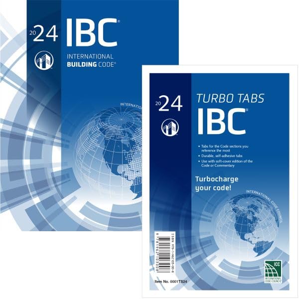 2024 International Building Code & Tab Combo Paperback – January 8, 2024