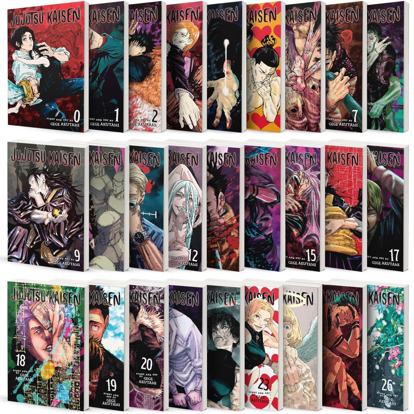 The Jujutsu Kaisen Series (Vol 0-26) 27 Books Collection Set By Gege Akutami