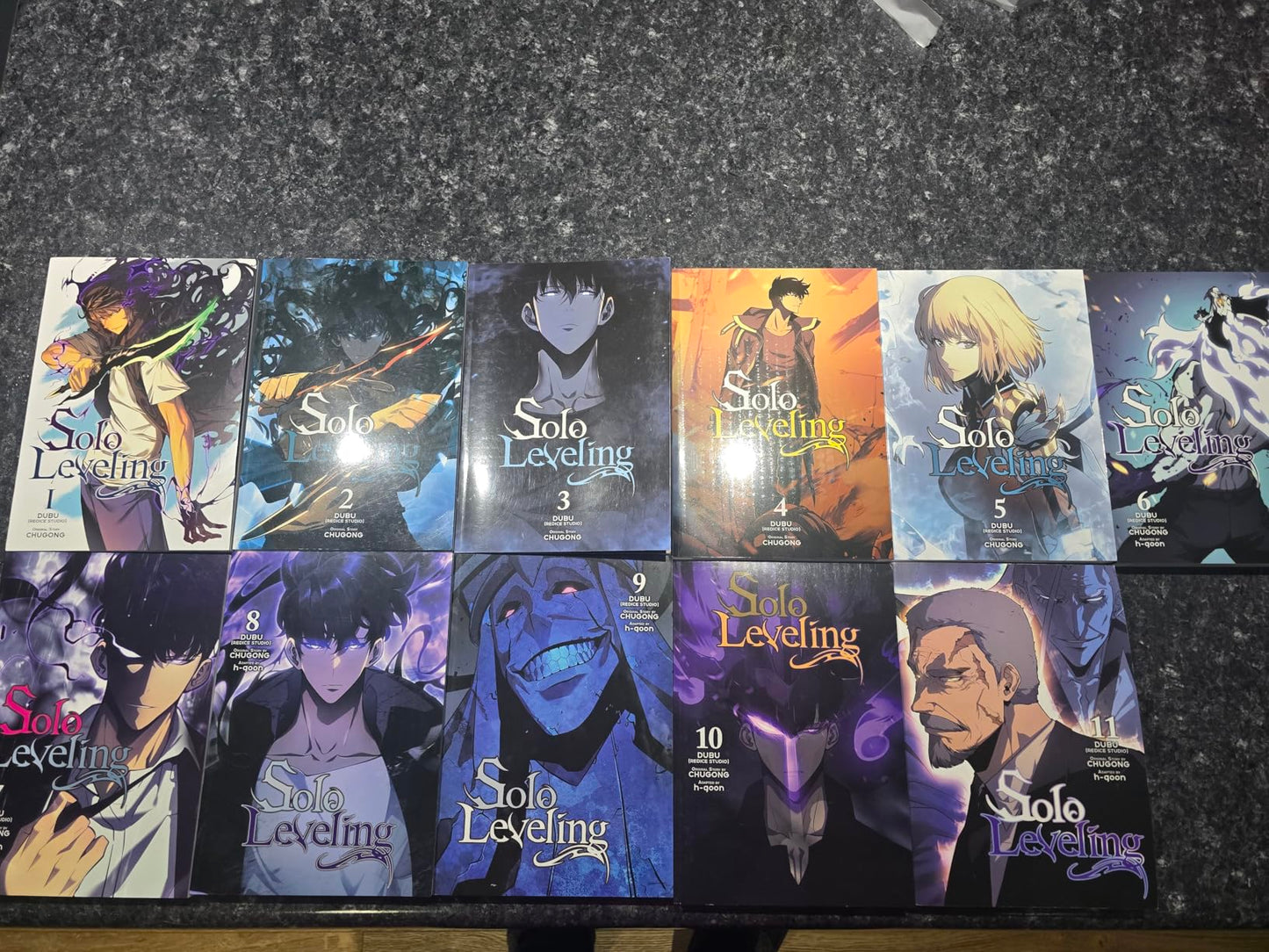 Solo Leveling Manga Series, Vol 1-11, Collection Books Full/Loose Set by Chugong 🎁 Bonus: Free Manga-Themed Wall Poster