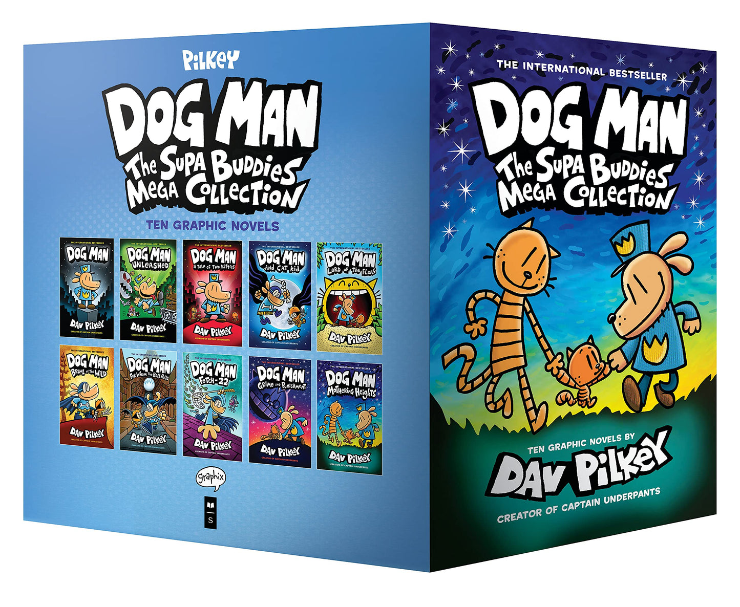 Dog Man: The Supa Buddies Mega Collection: From the Creator of Captain Underpants (Dog Man #1-10 Box Set) ISBN: 9781338792164