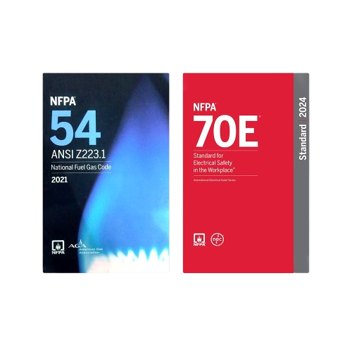 NFPA 54/ANSI Z223.1 & NFPA 70E Code Set โ Fuel Gas and Electrical Safety Standards