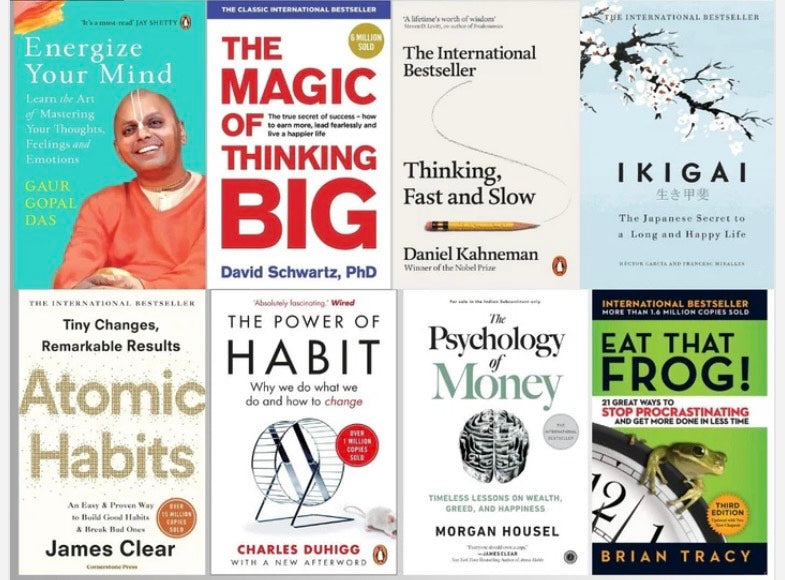 Mindset Mastery Collection: 8 Bestselling Books on Habits, Focus, Wealth & Personal Growth