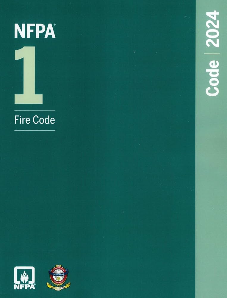 NFPA 1, Fire Code, 2024 Edition Paperback ISBN: 9781455930388