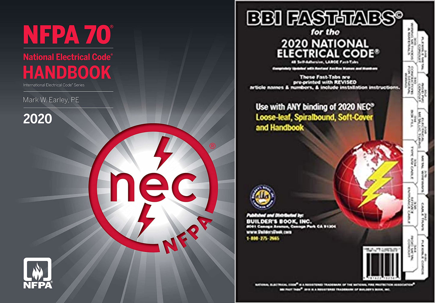 NFPA 70 NEC 2020 Handbook with BBI Fast TAB for Handbook