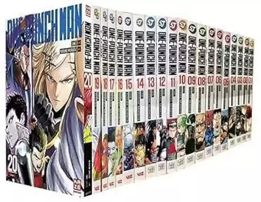 One-Punch Man Box Set (Volume 1-21) (Paperback, Yusuke Murata) ISBN: 9789124023164 - Edu Lover