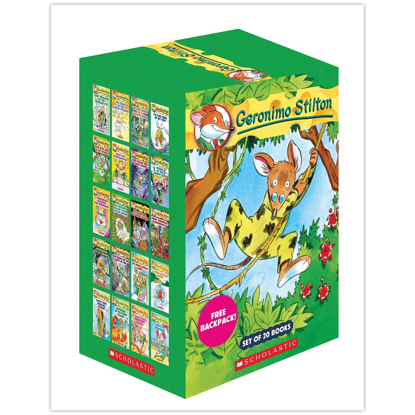 Geronimo Stilton (Set of 20 Books) (English, Boxset, Geronimo Stilton) ISBN: 9782019112509 - Edu Lover