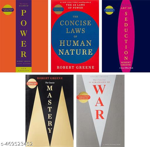 Robert Greene 5 Books Collection Set:The Concise 48 Laws Of Power,The Concise Laws of Human Nature,The Concise Mastery,The Concise Art of Seduction & The Concise 33 Strategies Of War(Concise Editions) Paperback - Edu Lover
