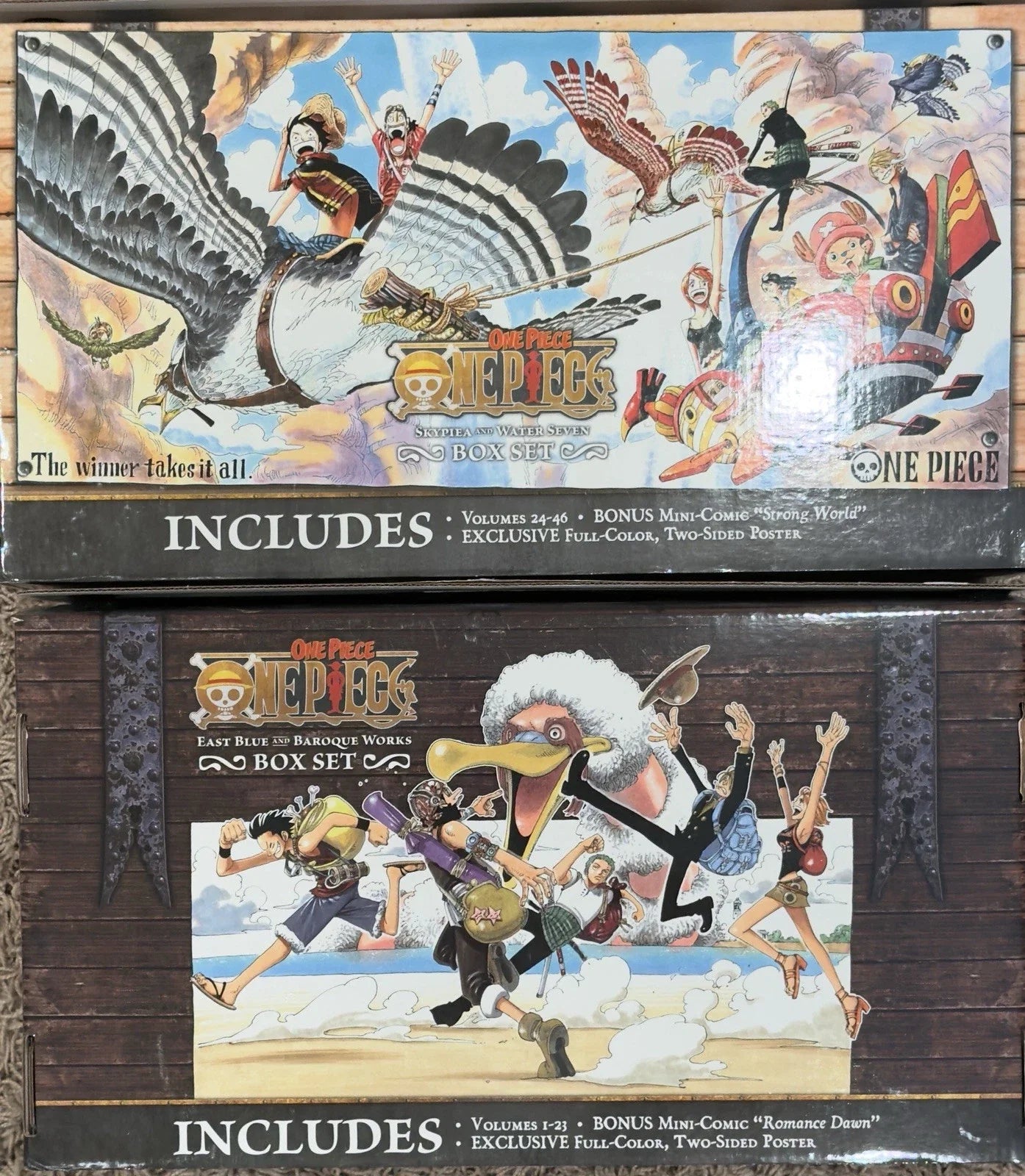 One Piece Manga Box Set Collection: Volumes 1โ46 (Box Sets 1 & 2) ๐ Freebie: A free Manga Wall Poster