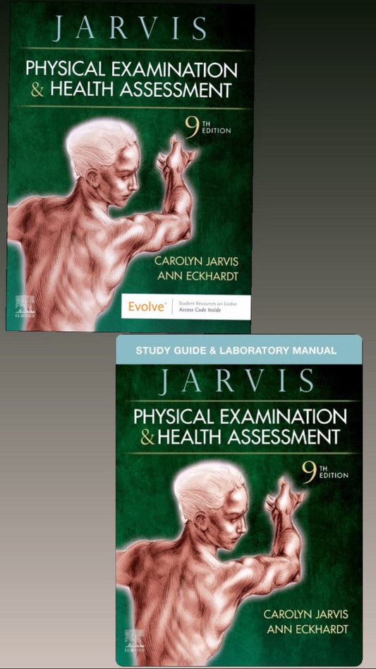 Physical Examination and Health Assessment Textbook + Study Guide & Laboratory Manual – Complete Learning Set