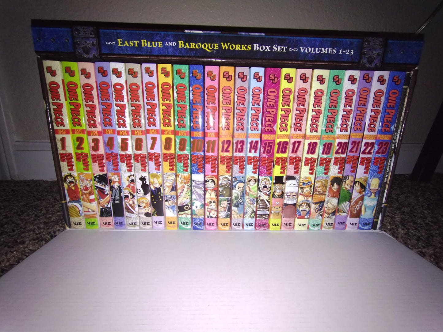 One Piece Box Set: East Blue and Baroque Works, Volumes 1-23 (One Piece Box Sets) NEW