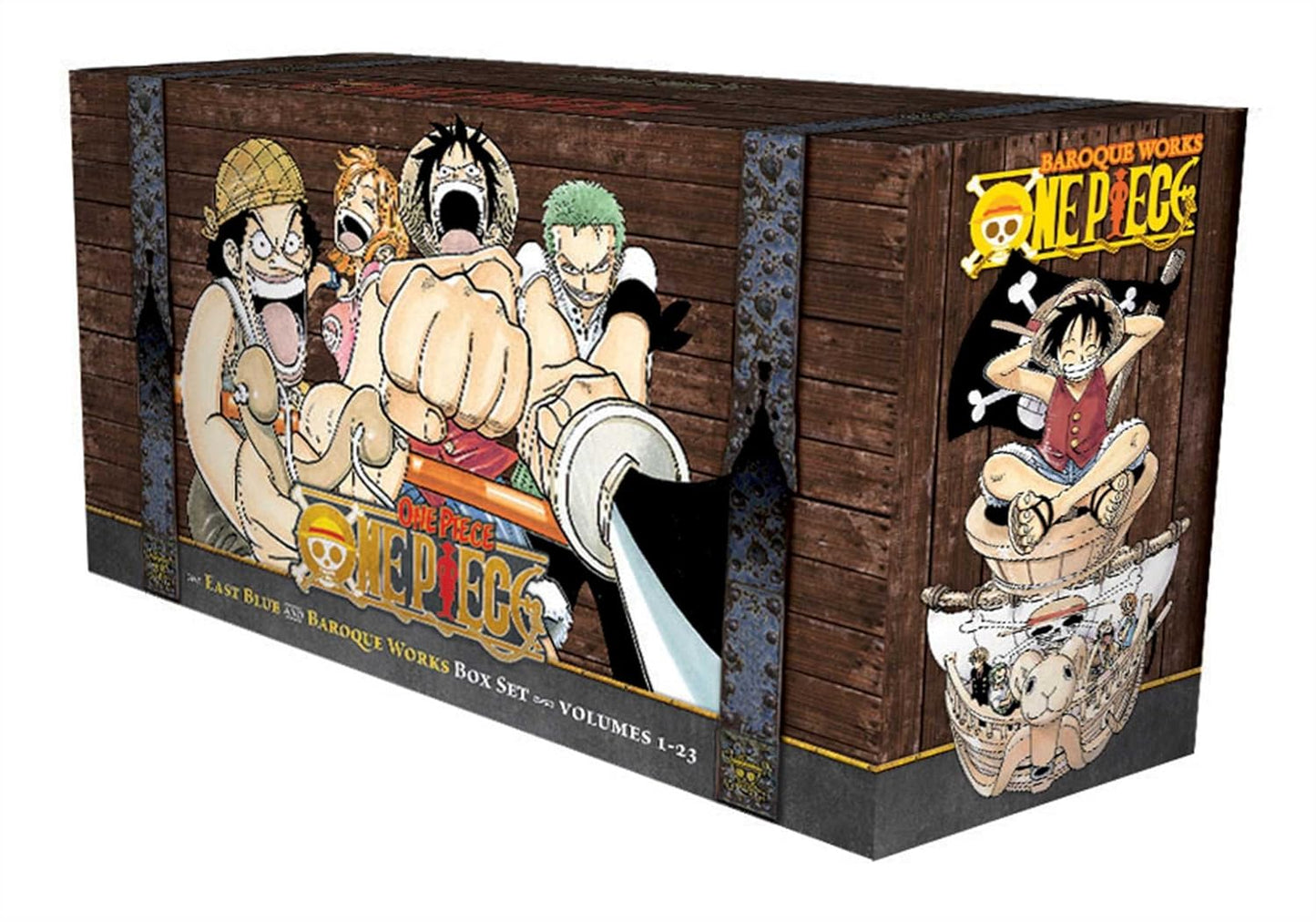 One Piece Box Set: East Blue and Baroque Works, Volumes 1-23 (One Piece Box Sets) NEW