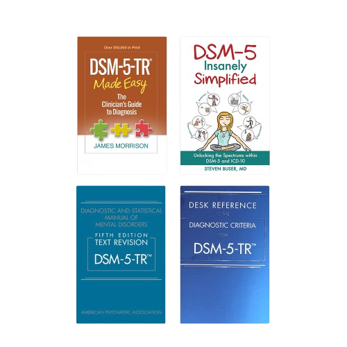 DSM-5-TR Simplified Reference Set – Quick Guide to Mental Health Diagnoses