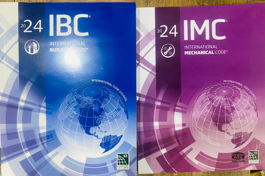 2024 International Building Code (IBC) + International Mechanical Code (IMC) | Official ICC Codebook Set