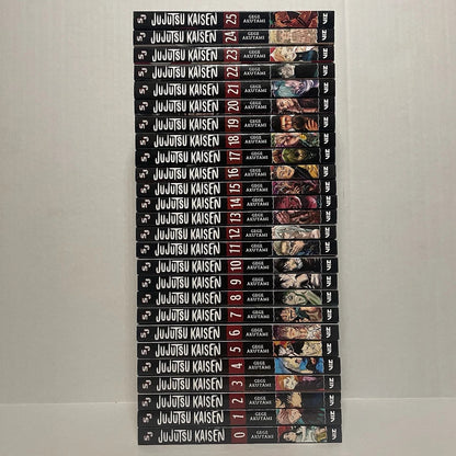 Jujutsu Kaisen Manga (Vol. 0-25) English Full/Loose Set JJK Sorcery Comic Series by Gege Akutami 🎁 Bonus: Free Manga-Themed Wall Poster