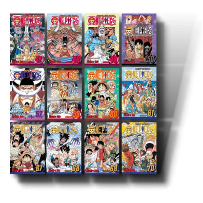 One Piece Manga Set (Volumes 47–70) Set 3— Thriller Bark to Punk Hazard Saga Full/Loose Set  🎁 Freebie: A free Manga Wall Poster