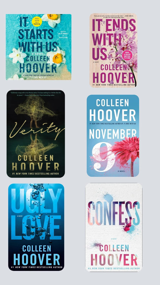 Colleen Hoover Essentials: 6-Book Romance & Drama Set | It Ends With Us, Verity, Ugly Love + More (Paperback)