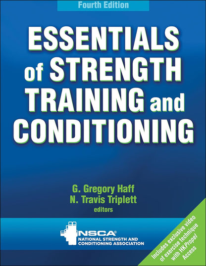 Essentials of Strength Training and Conditioning Fourth Edition ISBN: 9781718210868