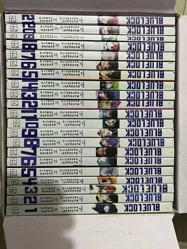 Manga Blue Lock Books Set Vol.1-21 (Blue Lock Books set: Volume 1-21) by Muneyuki Kaneshiro (Author), Yusuke Nomura (Illustrator) - Edu Lover