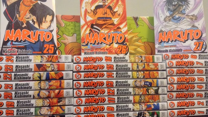 Naruto Manga Box Set 1: Volumes 1–27 || Comic Book Full/Loose Set  🎁 Freebie: A free Manga Wall Poster
