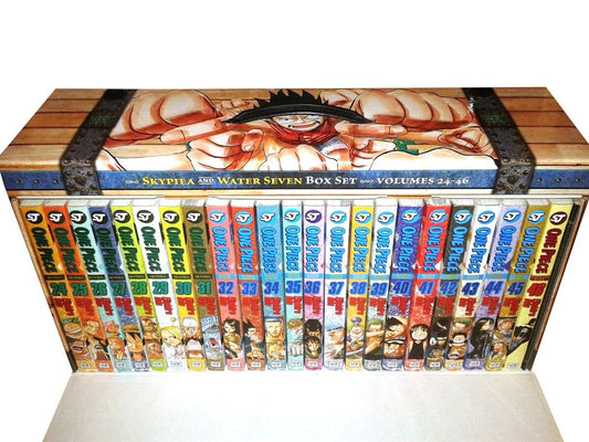 One Piece Box Set 2: Skypiea and Water Seven: Volumes 24-46  (One Piece Box Sets)  by Eiichiro Oda ISBN: 9781421576060